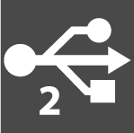 USB 2.0 Printer Port - button icon